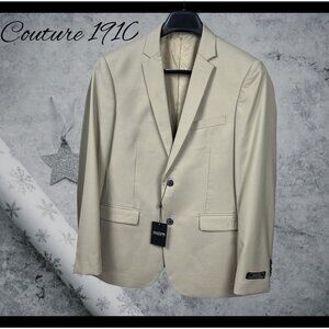 NWT Couture 1910 Single-breasted Notched Lapel Coat with Flap Pockets 40R